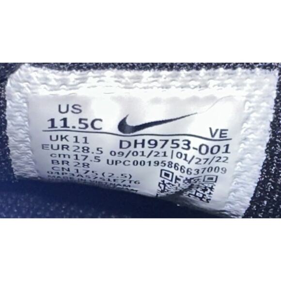 Nike Dunk High Black Anthracite White Shoes Sneakers DH9753-001 Kids Size 11.5C - Picture 7 of 7